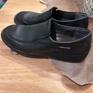 Mephisto Men's Dark Leather Loafers